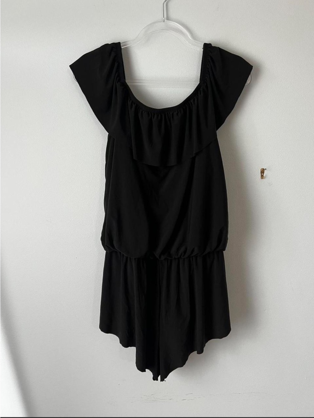Venus Black Swim Dress with Shorts, Size 14